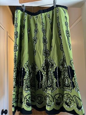 Womens Sequined Full Skirt